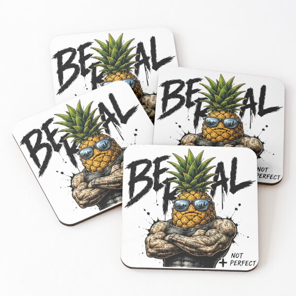 Item preview, Tough Pineapple Graffiti Style Art Print designed and sold by RedPixelPlus.