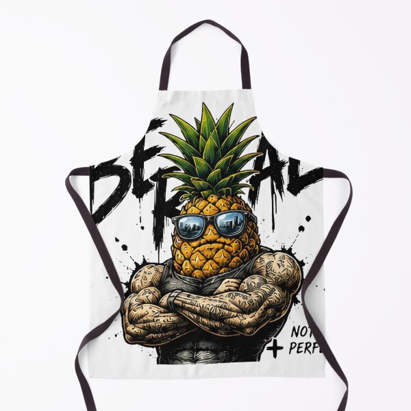 Item preview, Tough Pineapple Graffiti Style Art Print designed and sold by RedPixelPlus.