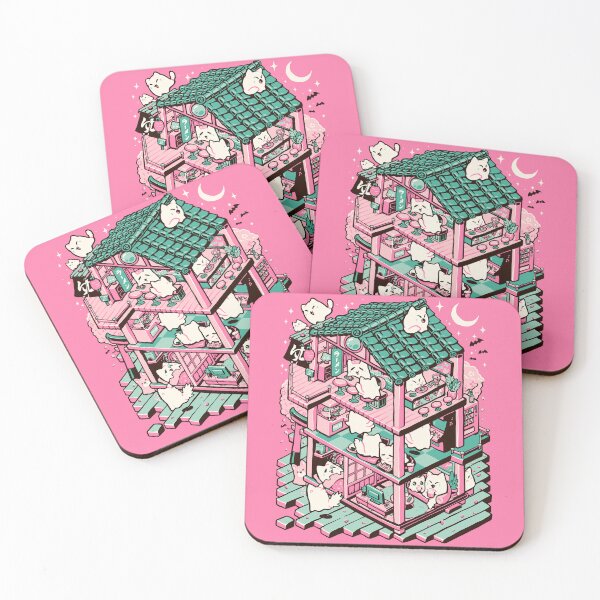 Item preview, Kawaii Ghost Kittens House designed and sold by g-a-m-e-o-v-e-r.