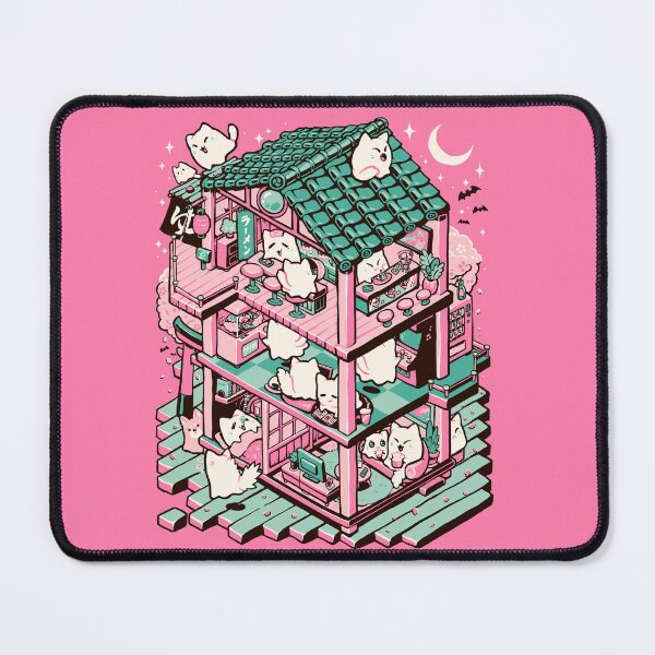 Item preview, Kawaii Ghost Kittens House designed and sold by g-a-m-e-o-v-e-r.