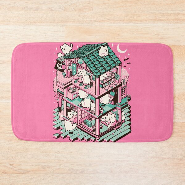 Item preview, Kawaii Ghost Kittens House designed and sold by g-a-m-e-o-v-e-r.