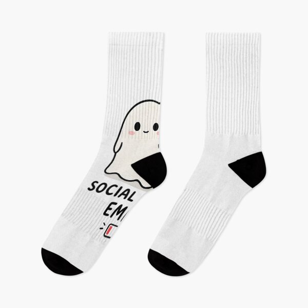 Item preview, Social Battery Empty Ghost designed and sold by Drofted.