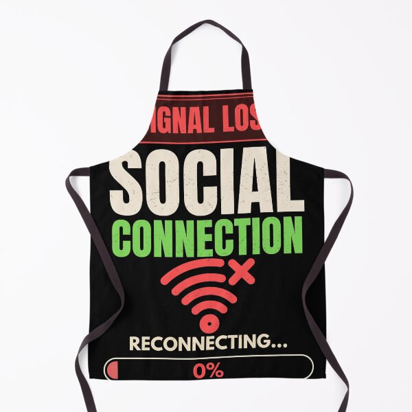 Item preview, Signal Lost Social Connection Funny Introvert T-Shirt designed and sold by Uvclick.