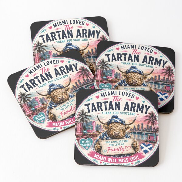 Item preview, Miami Loved the Tartan Army designed and sold by SMalcolmDesigns.