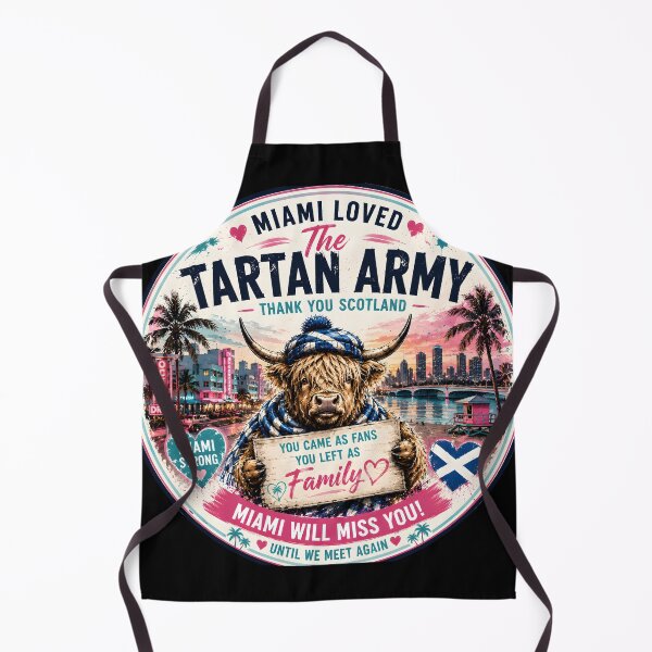 Item preview, Miami Loved the Tartan Army designed and sold by SMalcolmDesigns.