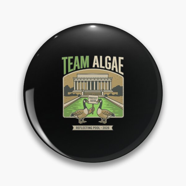 Item preview, Team Algae Reflecting Pool 2026 Funny Protest Goose Political Parody designed and sold by nojany.