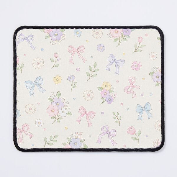 Item preview, Sweet Pastel Floral and Bows Pattern designed and sold by 0606PM.