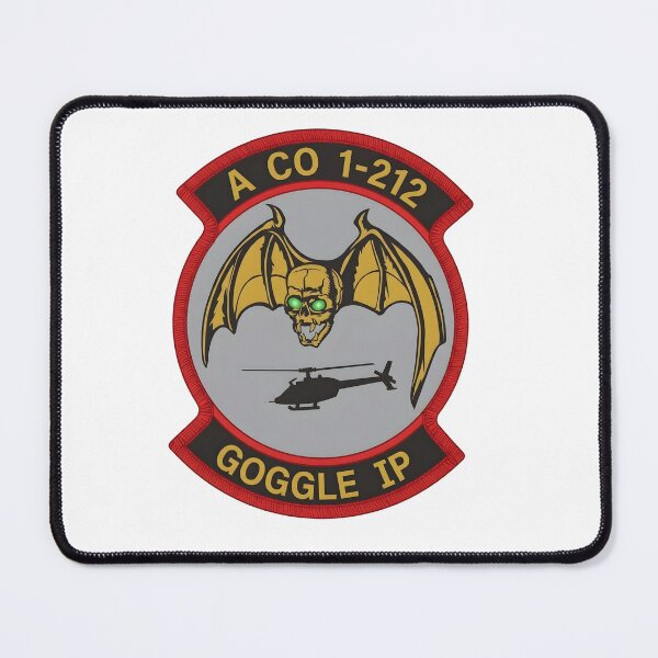 Item preview, US Army Company A, 1st Battalion, 212th Aviation Regiment "Goggle IP" Emblem designed and sold by CharlieDesings.