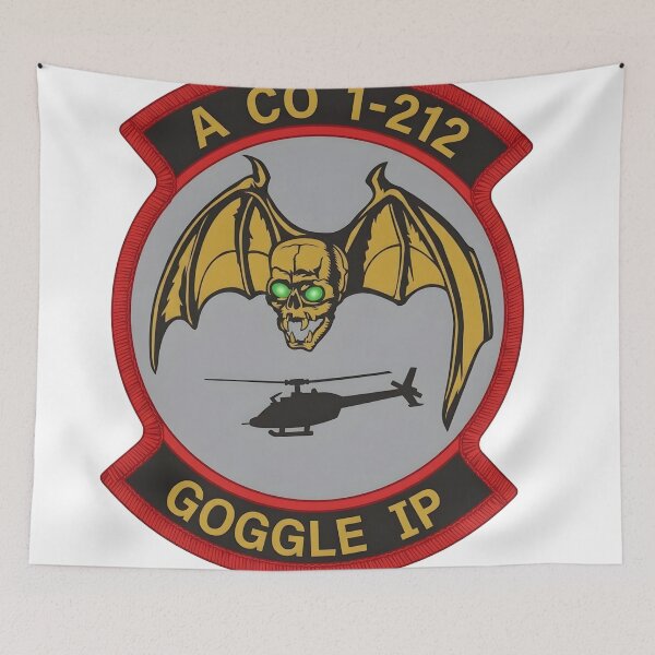 Item preview, US Army Company A, 1st Battalion, 212th Aviation Regiment "Goggle IP" Emblem designed and sold by CharlieDesings.