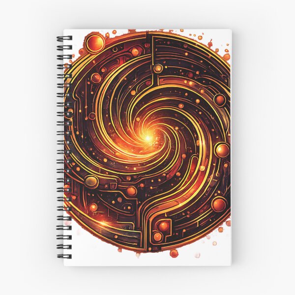 Item preview, Golden Nebula Vortex Abstract Cosmic Art  designed and sold by Jaideep Walia.