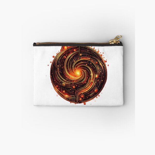 Item preview, Golden Nebula Vortex Abstract Cosmic Art  designed and sold by Jaideep Walia.