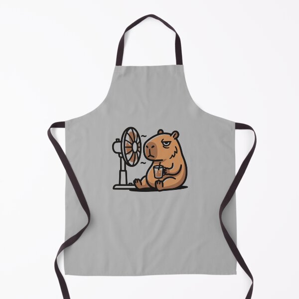 Item preview, Relatable Grumpy Capybara Iced Coffee Summer Burnout Mood designed and sold by MavtM.