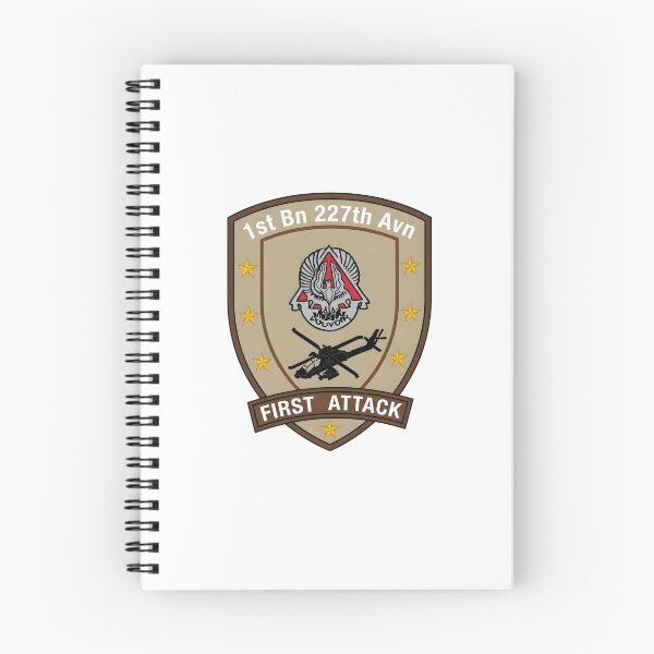 Item preview, 1st Battalion, 227th Aviation Regiment "First Attack" Desert Insignia designed and sold by CharlieDesings.