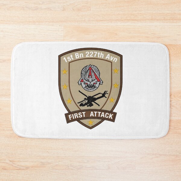 Item preview, 1st Battalion, 227th Aviation Regiment "First Attack" Desert Insignia designed and sold by CharlieDesings.