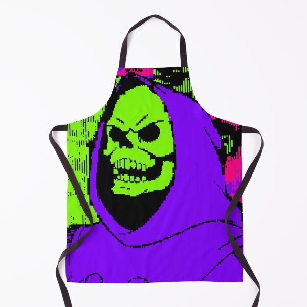 Item preview, Neon Glitch Skull Reaper | Retro Pixel Horror Vaporwave Art designed and sold by ItsAllYellow.