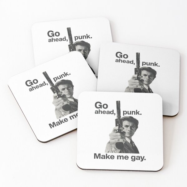 Item preview, Go Ahead Punk Make Me Gay Funny LGBTQ Pride Parody designed and sold by nojany.