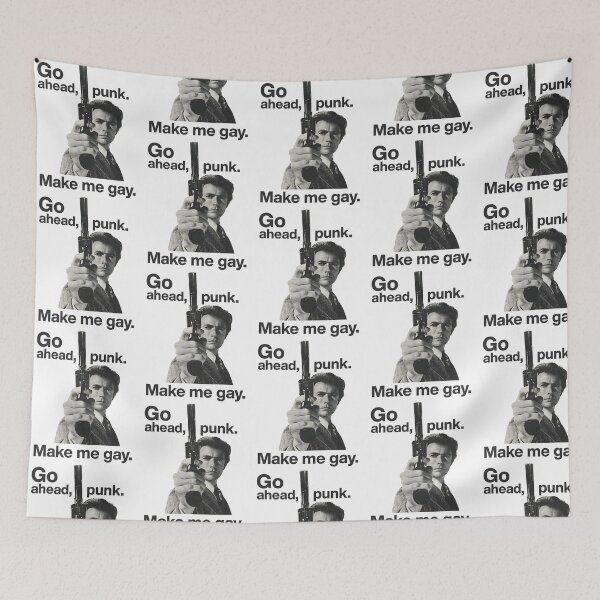 Item preview, Go Ahead Punk Make Me Gay Funny LGBTQ Pride Parody designed and sold by nojany.