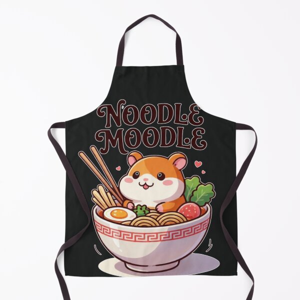 Item preview, Noodle Moodle Cute Hamster Eating Ramen Bowl designed and sold by Golden_Pixel_Paper.