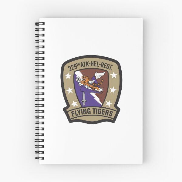 Item preview, 229th Attack Helicopter Regiment "Flying Tigers" Desert Insignia designed and sold by CharlieDesings.