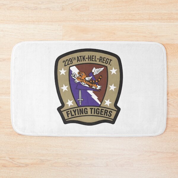 Item preview, 229th Attack Helicopter Regiment "Flying Tigers" Desert Insignia designed and sold by CharlieDesings.