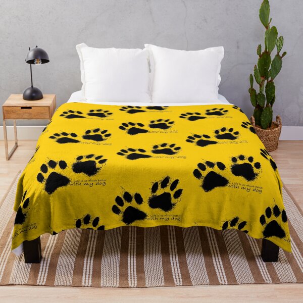 Item preview, Life is so much better with my dog | Paw print ink art. :D designed and sold by Kittcatking.