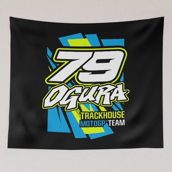 Item preview, AI Ogura 79 MotoGP Trackhouse - Aprilia Racing Japan (Japanese Racer) designed and sold by Stotee.