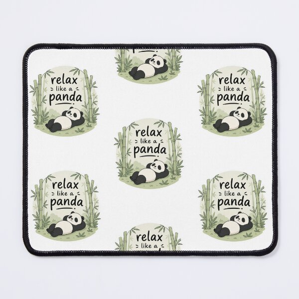 Item preview, Relax like a panda designed and sold by PandaPlanet24.