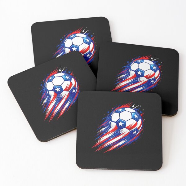 Item preview, USA Soccer Ball Patriotic American Flag Football Fan designed and sold by nojany.