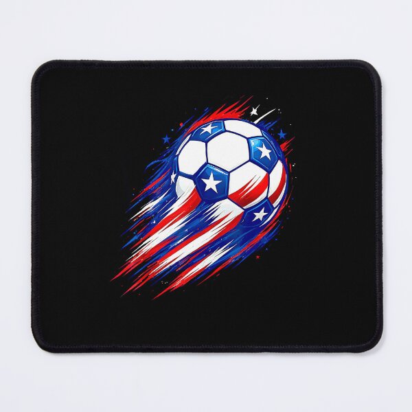 Item preview, USA Soccer Ball Patriotic American Flag Football Fan designed and sold by nojany.