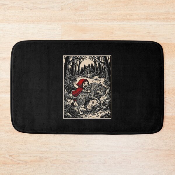 Item preview, Red Hood Wolf Big Bad Wolf Gothic Fairy Tale designed and sold by nojany.