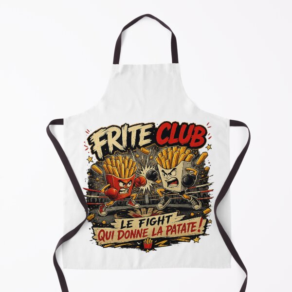 Item preview, Frite Club – The Fight That Gives You Potatoes | Humorous Design, Street Food, Vintage designed and sold by CR3@TIX-BOUTIK.