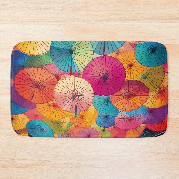 Item preview, Beautiful colorful Japanese umbrella art designed and sold by Photopat.