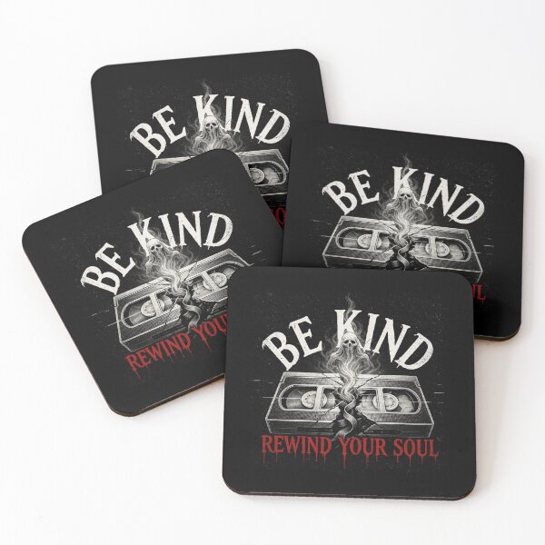 Item preview, Be Kind Rewind Your Soul, Retro VHS Horror 80s Graphic Tee designed and sold by CryptReel.