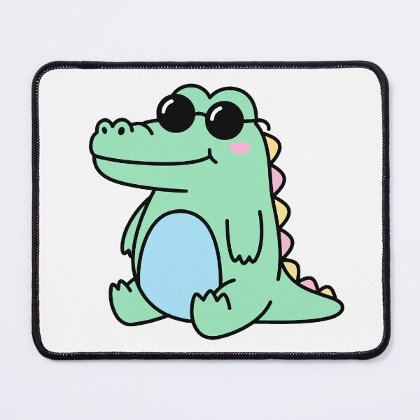 Item preview, Cool Cute Cartoon Alligator with Sunglasses designed and sold by Eldaz.