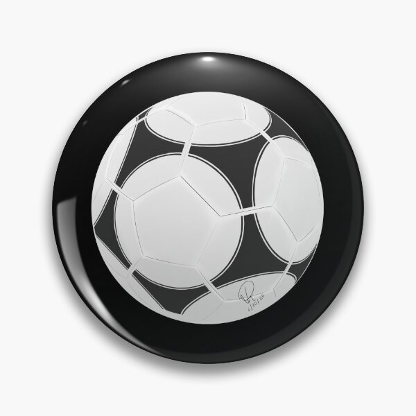 Item preview, Black and White Hand Drawn Soccer Ball Graphic designed and sold by Rhapsodic1290.