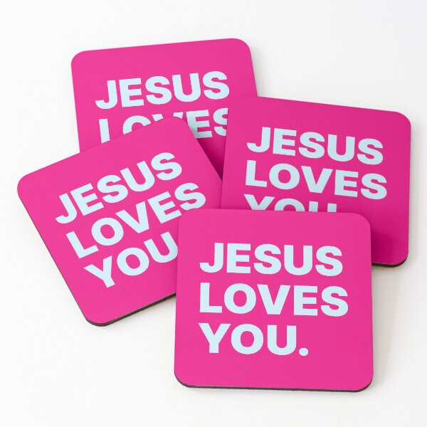 Item preview, Neon Jesus Loves You, Vibrant Christian Faith, Retro Religious, Inspirational Bible Quote designed and sold by Sprinkle12345.