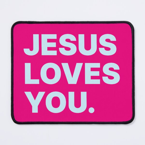 Item preview, Neon Jesus Loves You, Vibrant Christian Faith, Retro Religious, Inspirational Bible Quote designed and sold by Sprinkle12345.