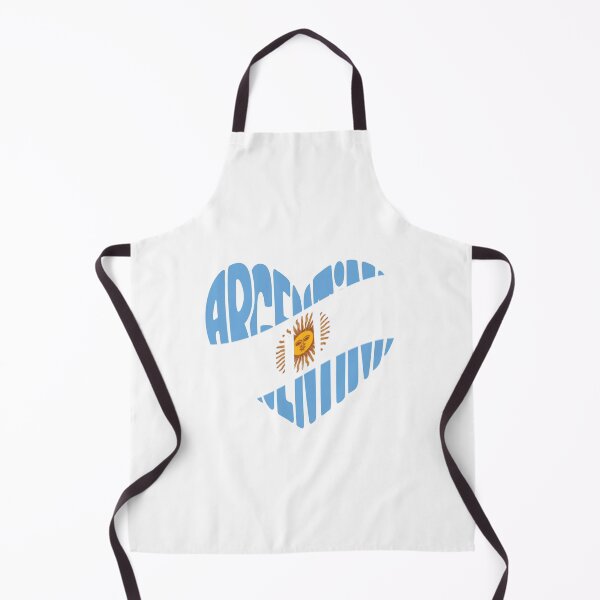 Item preview, Argentina Flag Heart Typography Design – Patriotic Argentine Love Heart Art designed and sold by Yodypee.