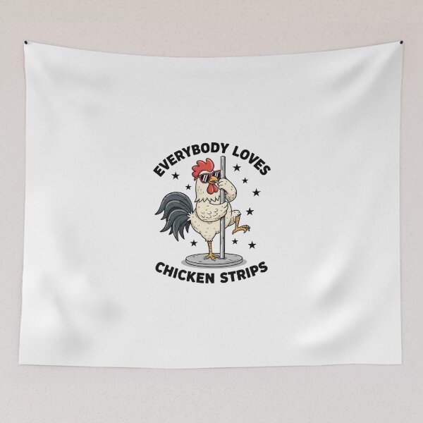 Item preview, Funny Chicken Strips Pole Dance designed and sold by ChuyenSuperx.