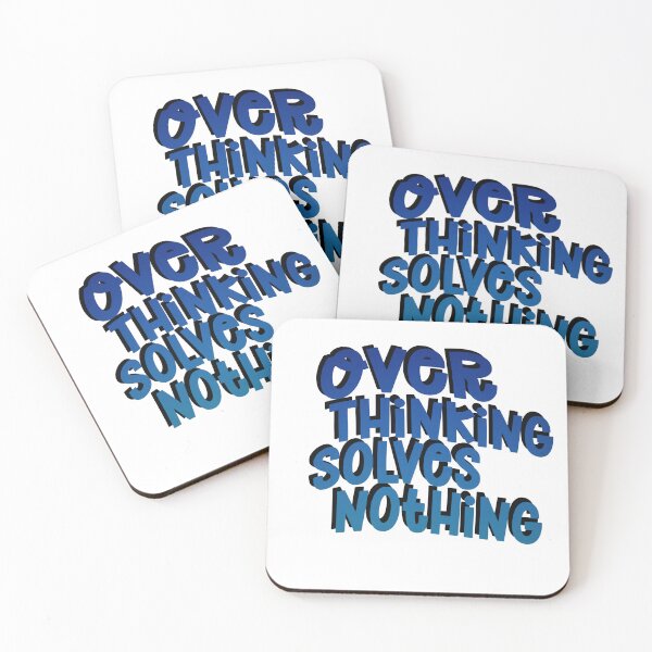 Item preview, Over thinking solves nothing designed and sold by Sticker32123.