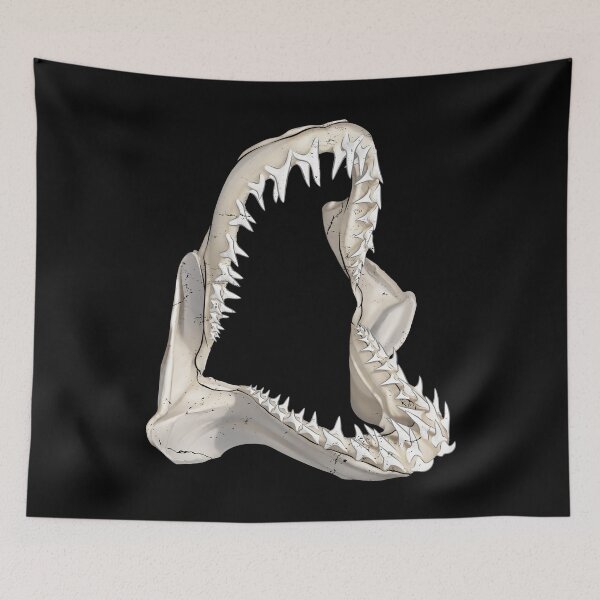 Item preview, Mako shark jaw designed and sold by NicGrayGraphic.