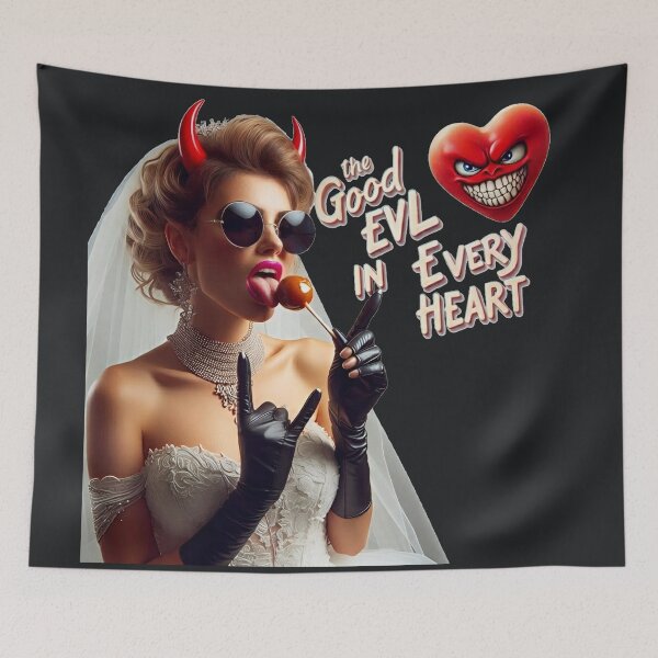 Item preview, Lollipop Goth Bride Devil Horns designed and sold by Voodoo Store Paranormal Collections.
