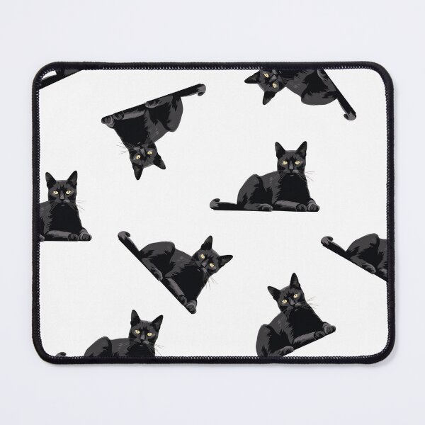 Item preview, Black Cat – Dark Aesthetic Pattern designed and sold by EVESTUDIOART.