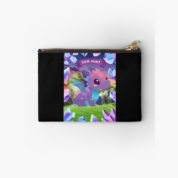 Item preview, Cute Purple Dragon Gem Hunt Adventure Poster designed and sold by Frafri92.