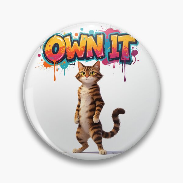 Item preview, Own It Cat Bold Graffiti designed and sold by LINSSEX Style • Urban & Sport Streetwear.