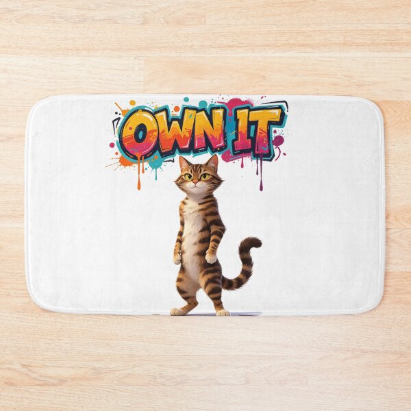 Item preview, Own It Cat Bold Graffiti designed and sold by LINSSEX Style • Urban & Sport Streetwear.