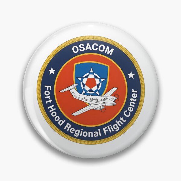 Item preview, OSACOM Fort Hood Regional Flight Center Patch designed and sold by CharlieDesings.