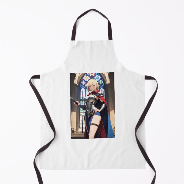 Item preview, Stained Glass Knight Anime Warrior Girl designed and sold by iloveanimechibi.