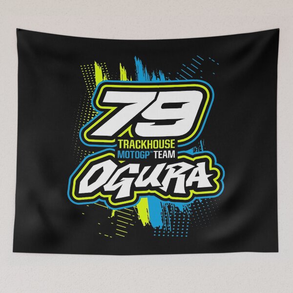 Item preview, AI Ogura 79 MotoGP Trackhouse - Aprilia Racing Japan (Japanese Racer) designed and sold by Stotee.