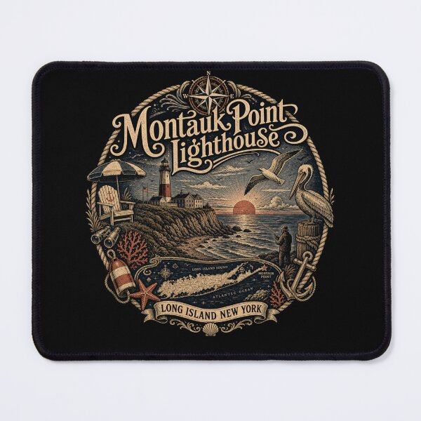 Item preview, Montauk Point Lighthouse. Long Island, NewYork. designed and sold by Birdie and Flynn.